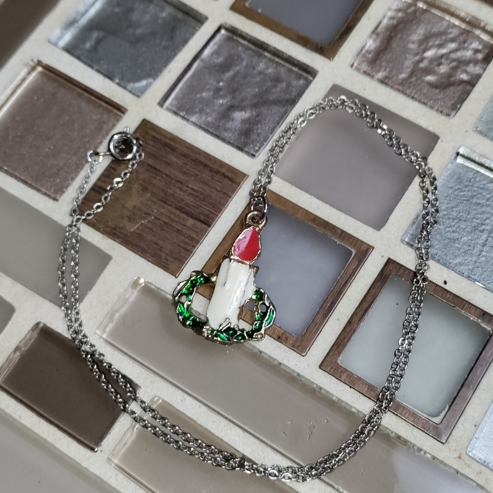 Vintage Candle necklace